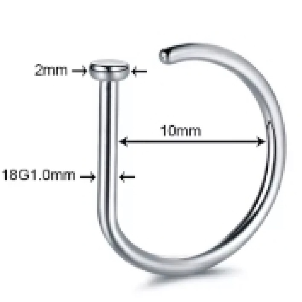 D-ring 1.0x8 - титановий